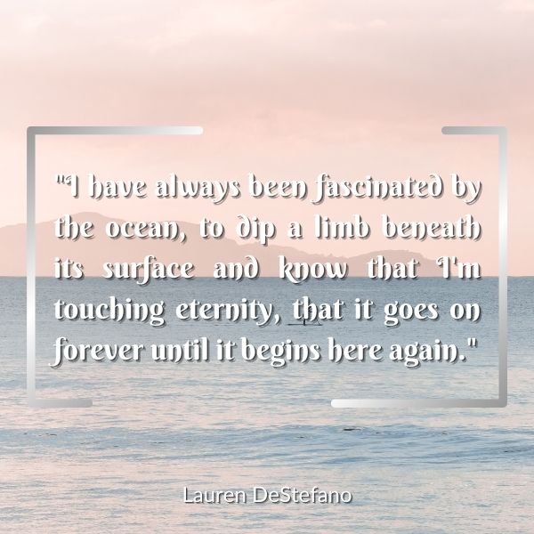 Quote about the ocean and its eternity
