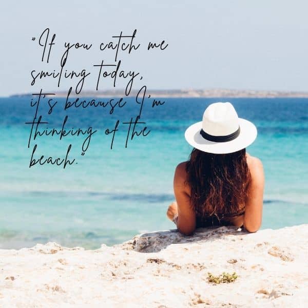 Quote about the beach and happy memories