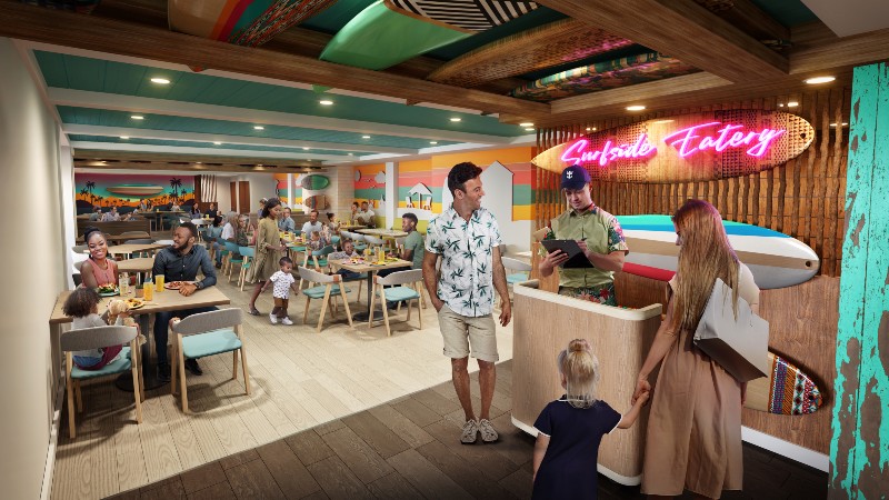 Surfside Eatery on Icon of the Seas
