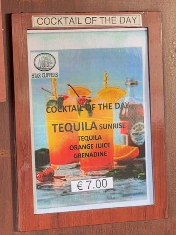 Star Clippers cocktail of the day