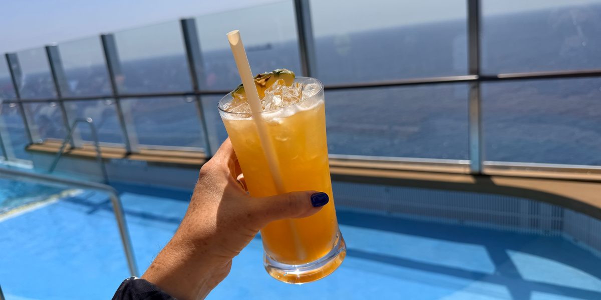 Cocktail on a Royal Caribbean cruise