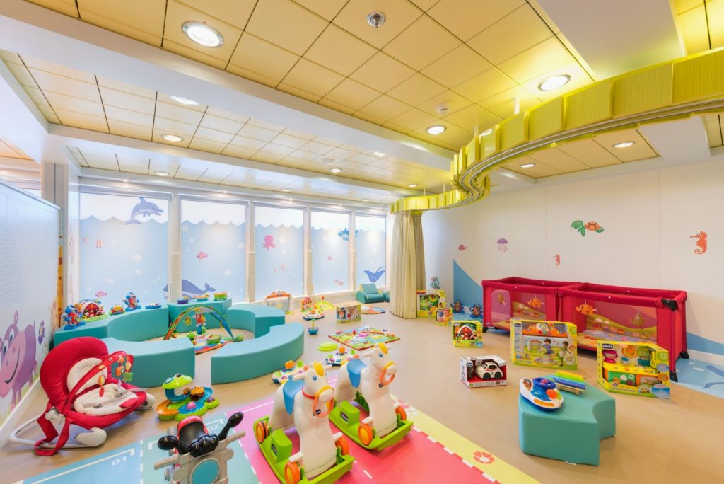 The baby facilities on-board MSC Sinfonia