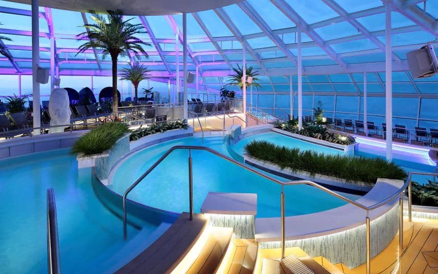 Adults-only solarium on Anthem of the Seas