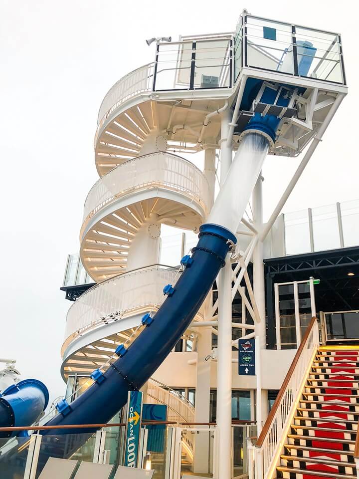 Ocean Loops slide on Norwegian Encore