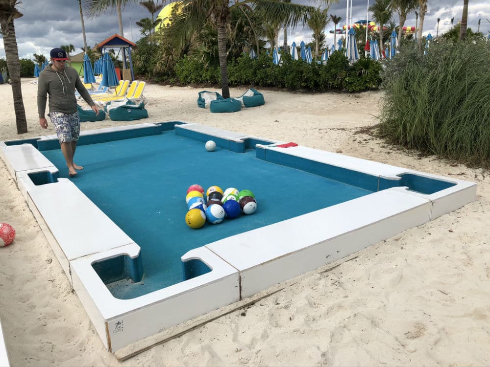 giant snooker on CocoCay