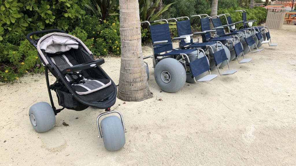 CocoCay beach wheelchairs