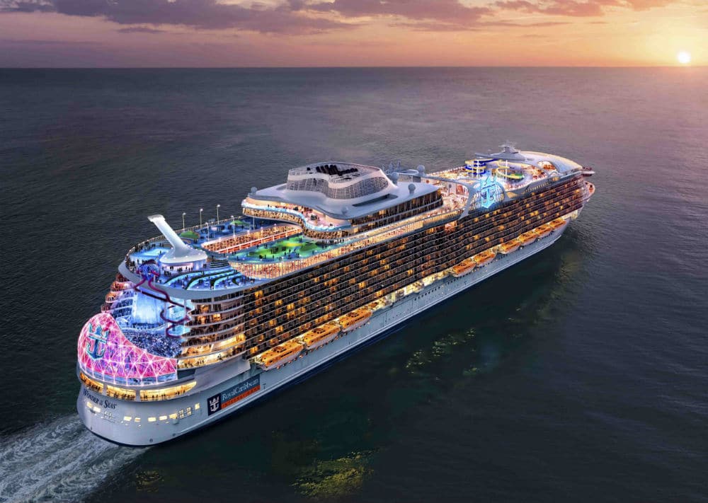 Wonder of the seas will be the biggest cruise ship in the world