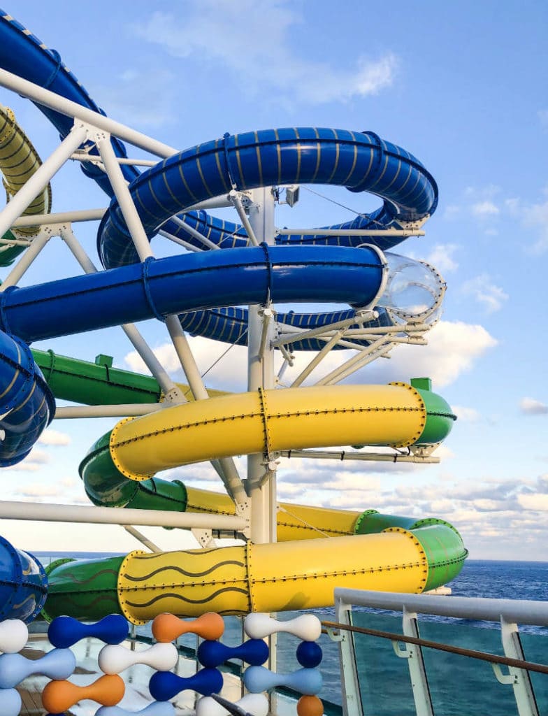 Perfect Storm waterslides on Mariner of the Seas