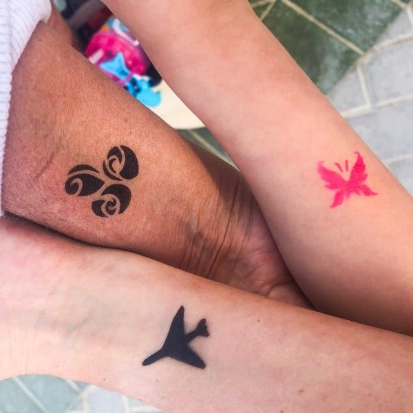 Cococay airbrush tattoos
