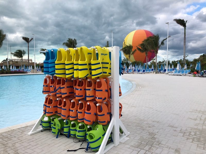 CocoCay life jackets