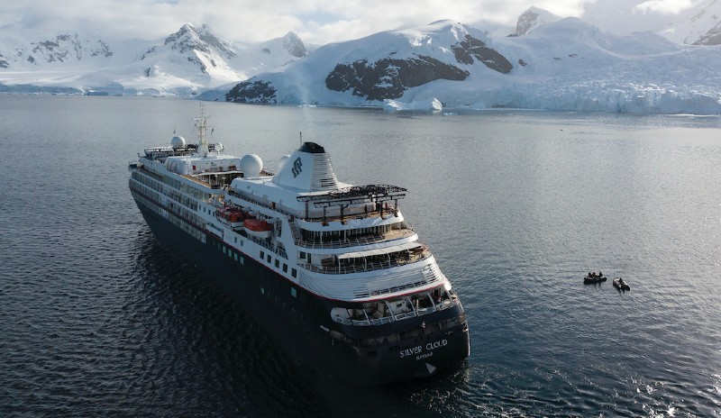 Silver Cloud is a small cruise ship