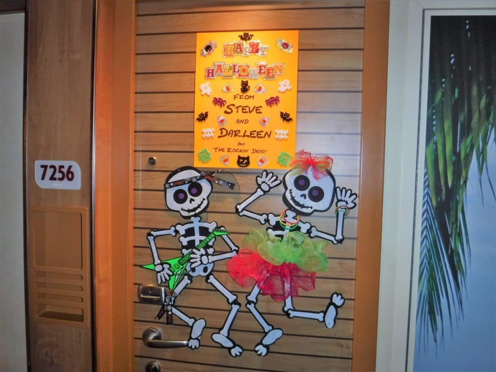 Halloween cruise door decorations