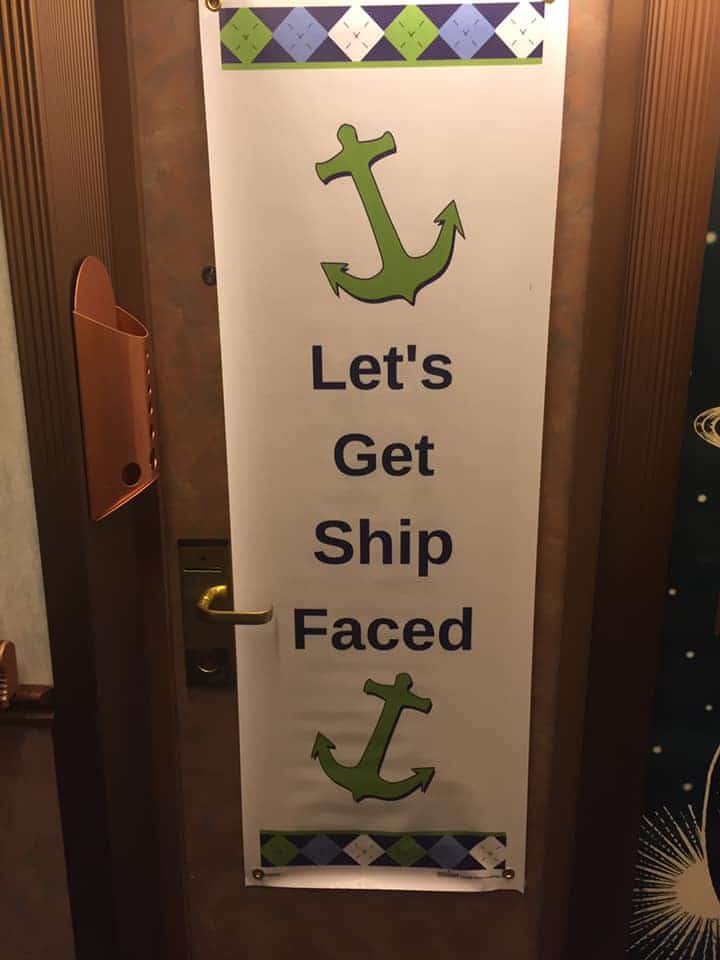 interactive cruise door decorations