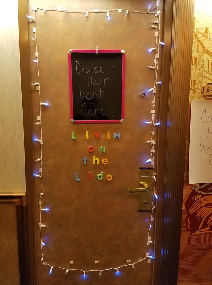 cruise line bans door decorations