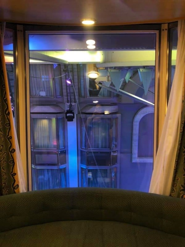 View from Promenade Room on Mariner of the Seas