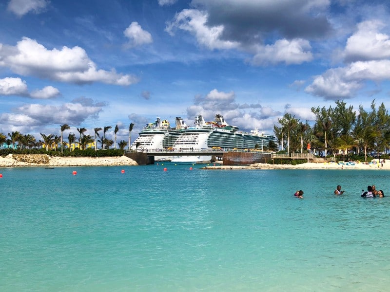 Mariner and Navigator of the Seas at CocoCay