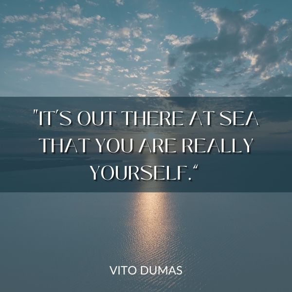 Quote about the sea and finding oneself