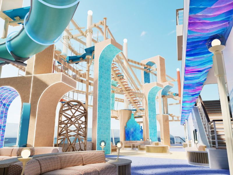 Norwegian Aura Slide and Sky Ropes
