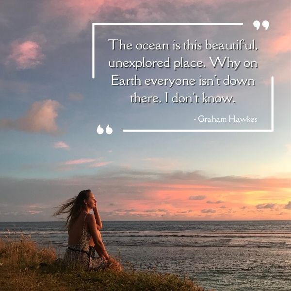 Quote about the unexplored ocean