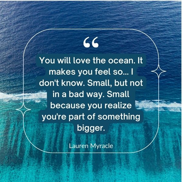 Quote about the love of the ocean