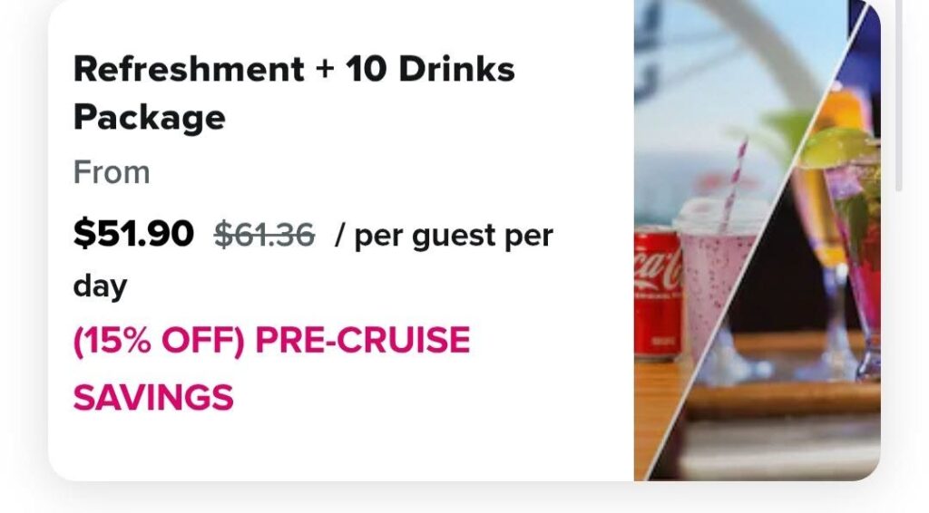 Refresh + 10 Drinks Package