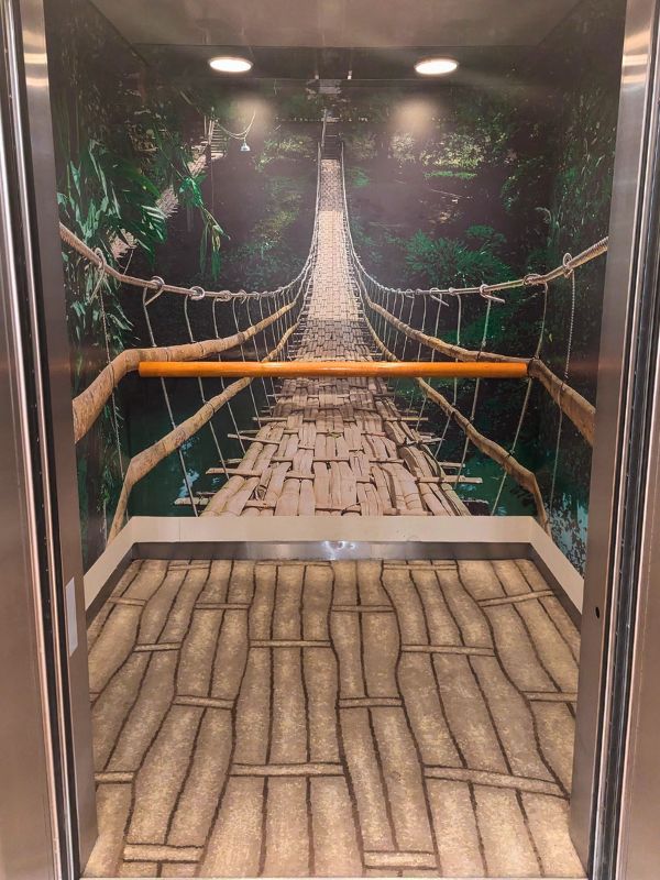Lift art on Ambience