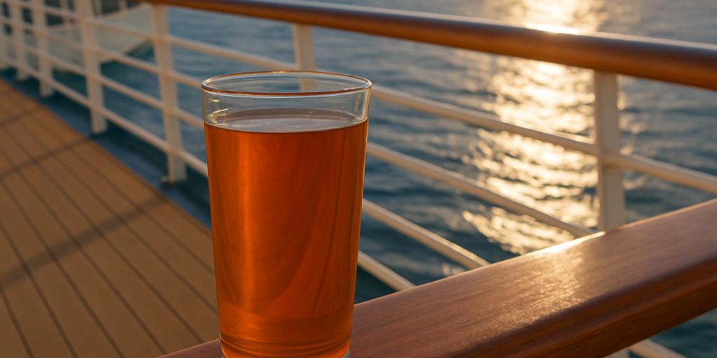 Beer on a cruise ship