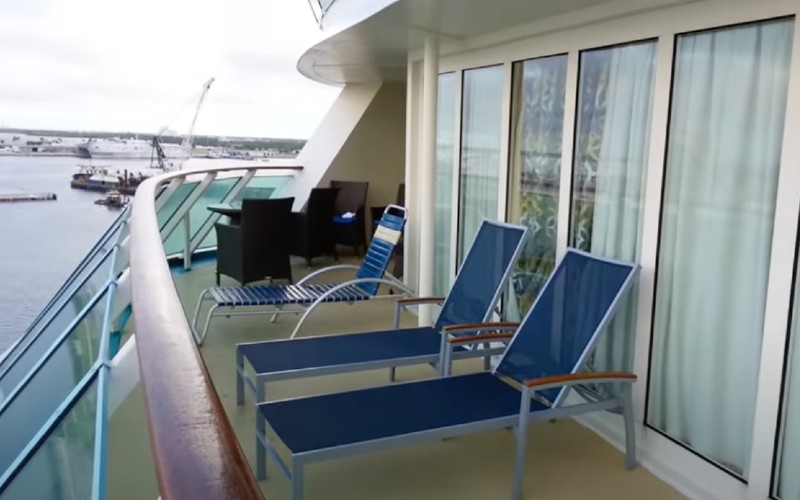 Aft suite on Enchantment of the Seas