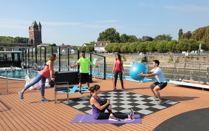 Amawaterways' Wellness-host led classes