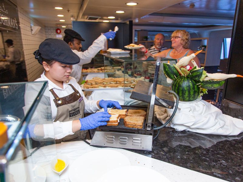 Ambassador Cruise Line Buffet