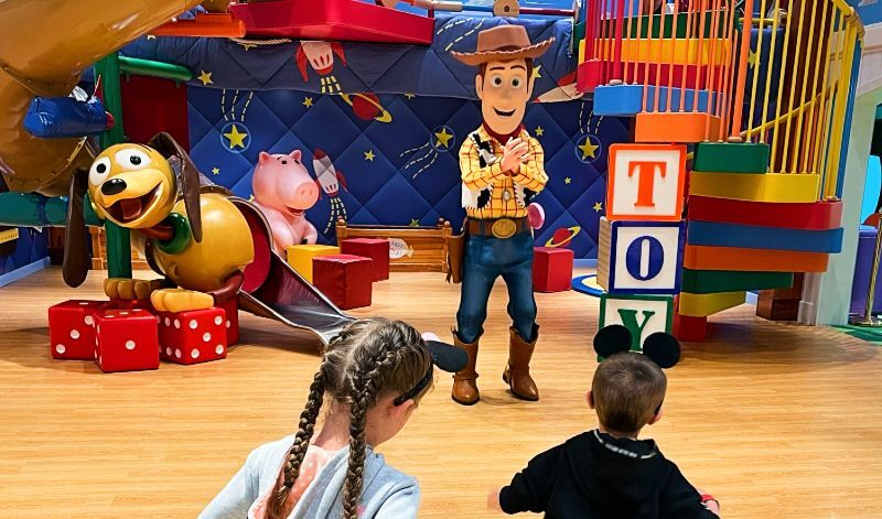 Woody in the Disney Magic Kids Club