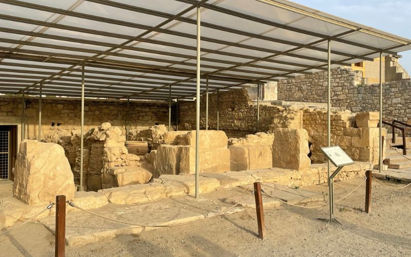 Archeological site at Knossos Palace