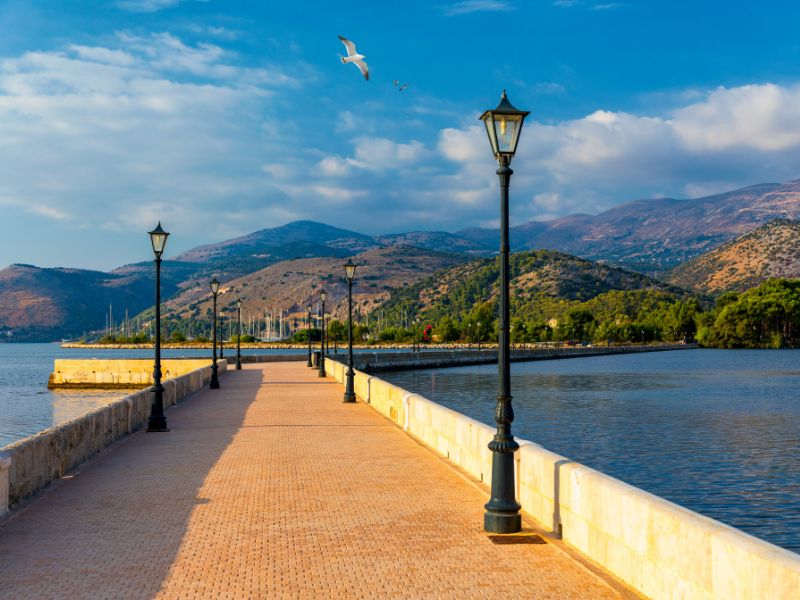 What Argostoli looks like when you're there