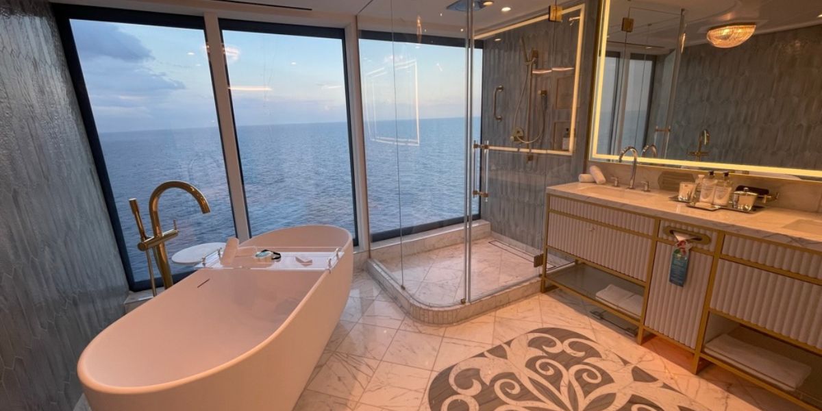 cruise ship camera in bathroom