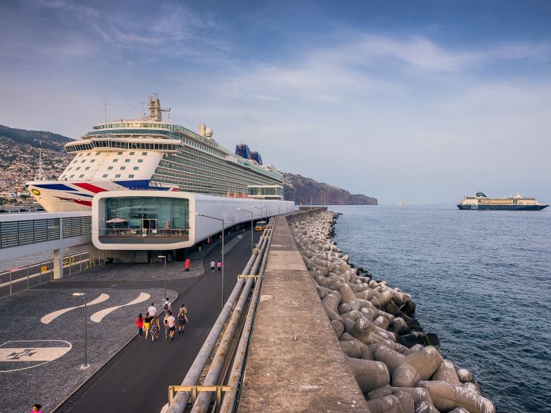 Cruise port at Funchal