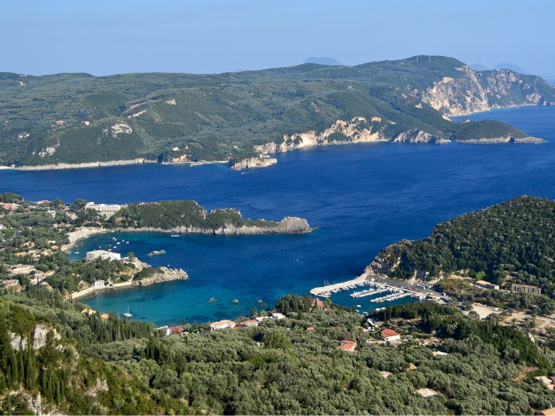 The view of Bella Vista Corfu
