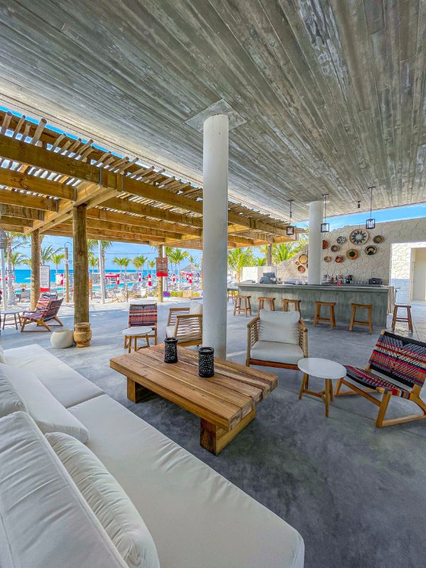 Bimini Beach Club lounge area