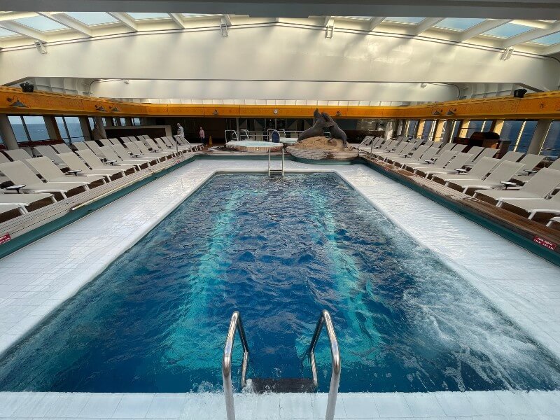 Indoor pool on Borealis