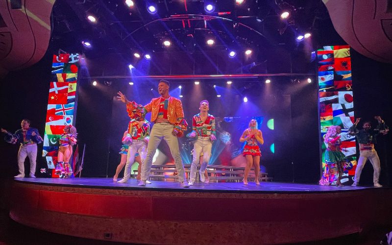 Actors performing