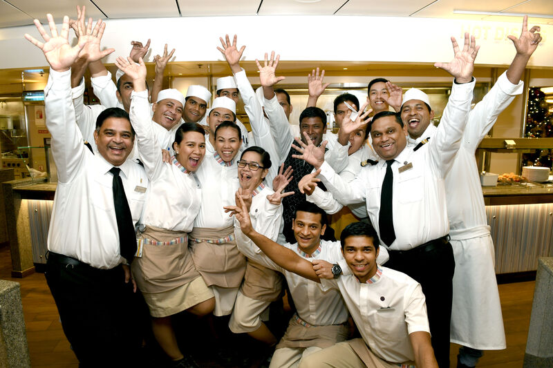 p&O crew members
