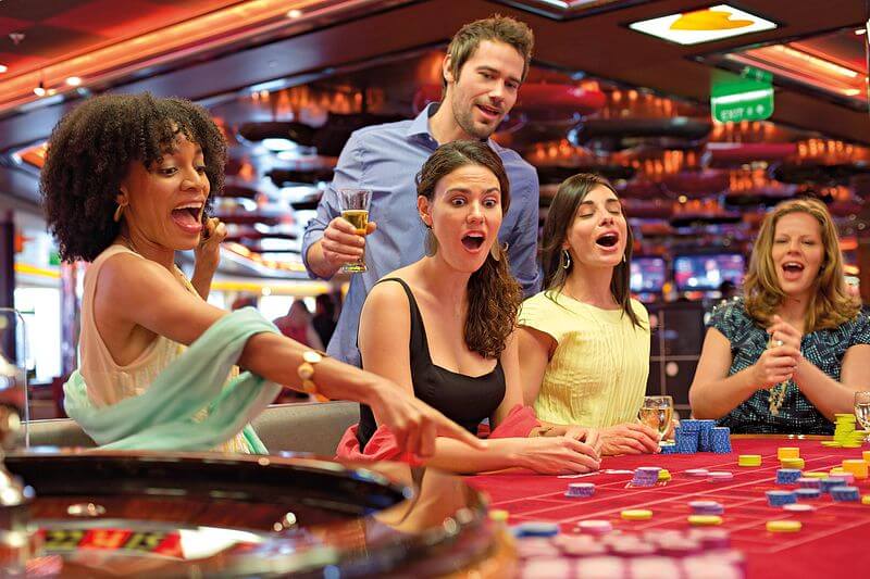 Meeting people in the casino