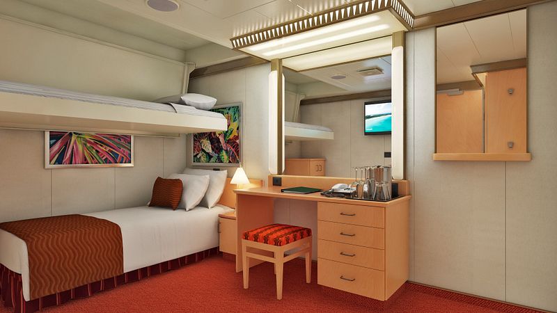 Upper/Lower Stateroom on Carnival Magic