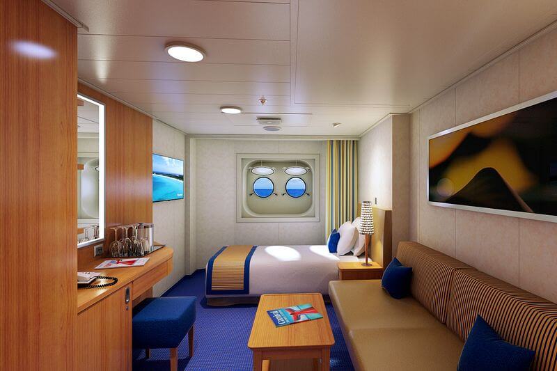 Porthole room on Carnival Vista