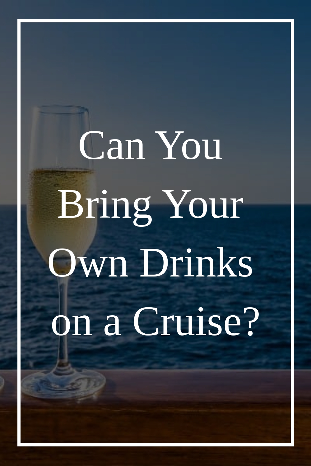 ¿Puedes traer tus propias bebidas en un crucero? ¿Puedes traer tus propias bebidas en un crucero?