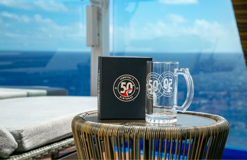 Carnival Cruise 50th Birthday beer