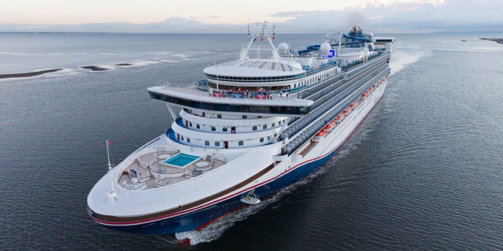 Carnival Encounter with new livery