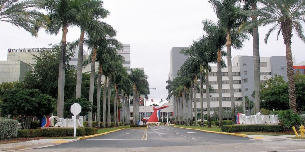 Carnival Place, Carnival Corporation and Carnival Cruise Line headquarters in Doral, Florida
