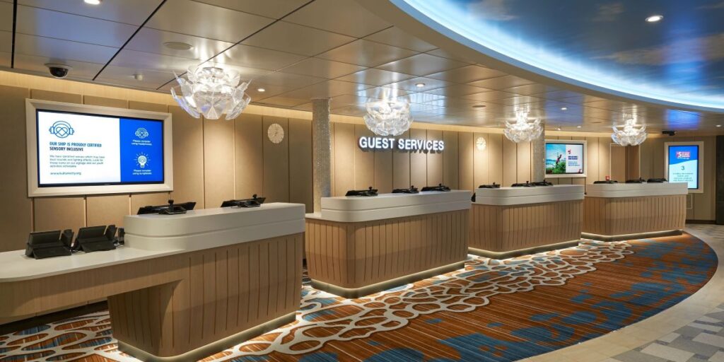 Carnival Jubilee Guest Services Desk