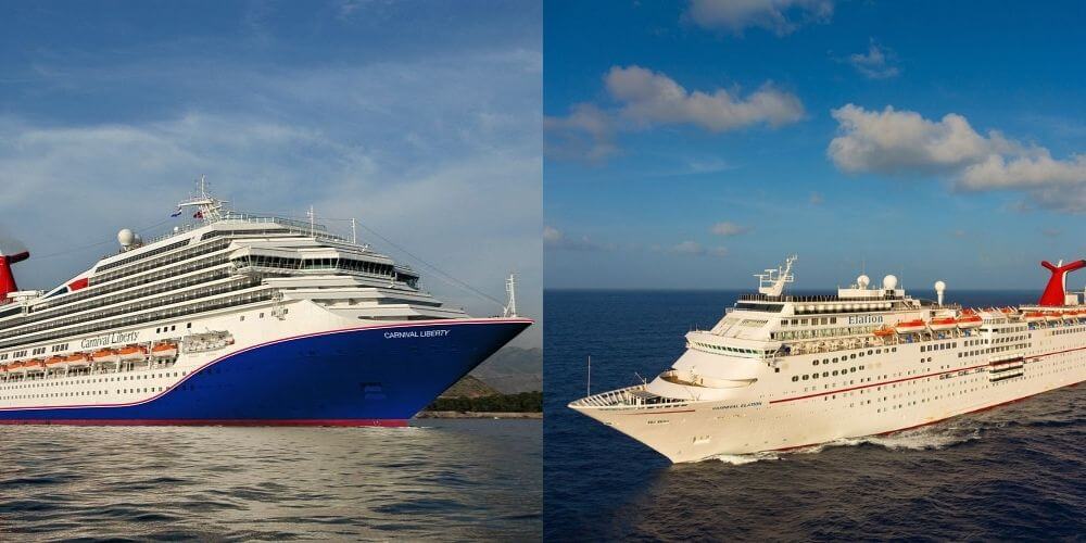 Carnival Elation Vs Carnival Liberty (2022)