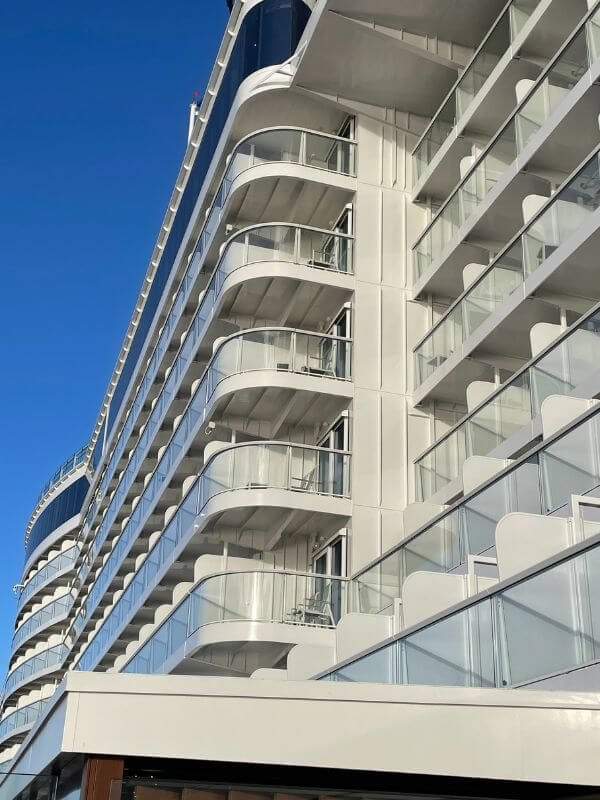 Carnival Rooms with extra large balconies